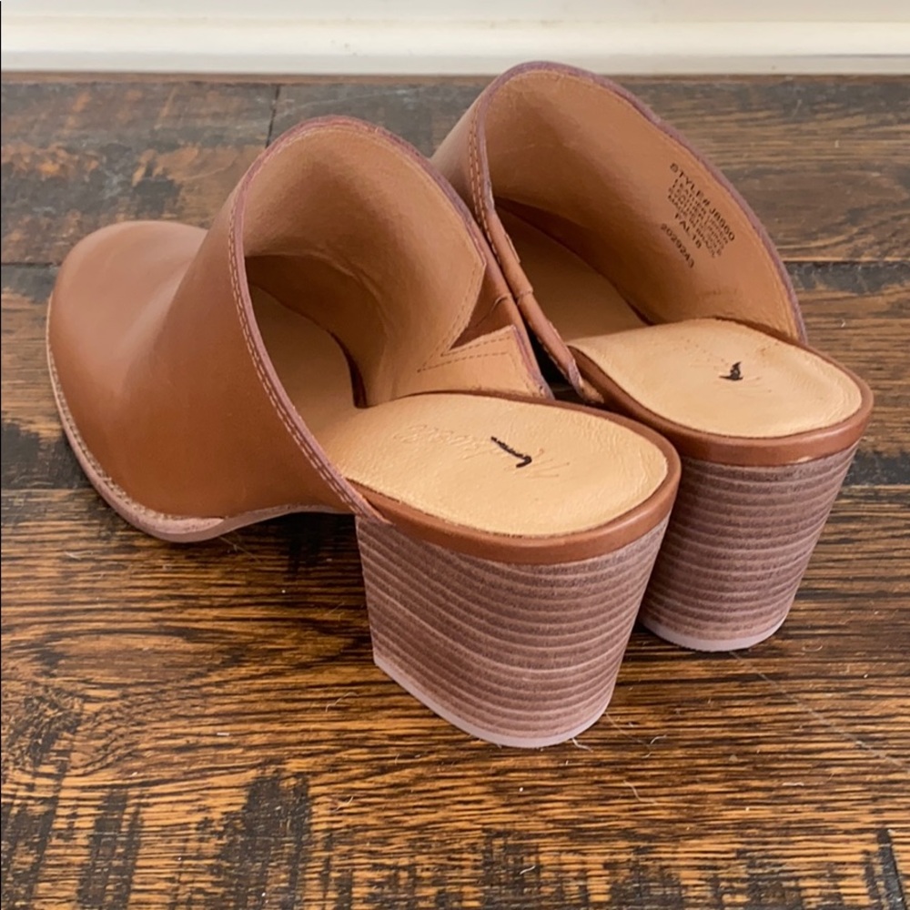 Madewell the Harper Mule heels j8560 brown - Picture 2 of 3